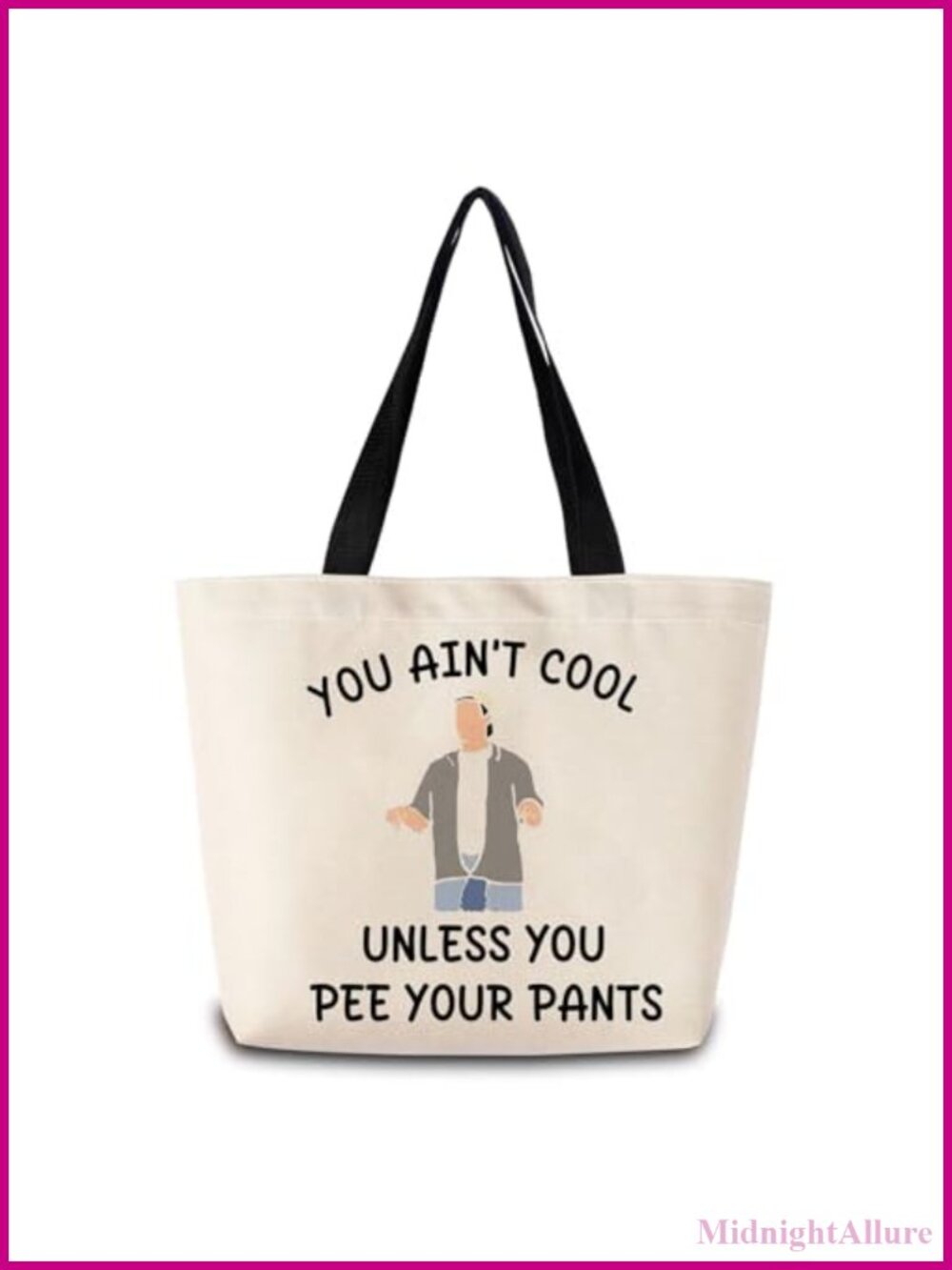 Polyester Reusable Grocery Tote Bag with Zipper Pocket